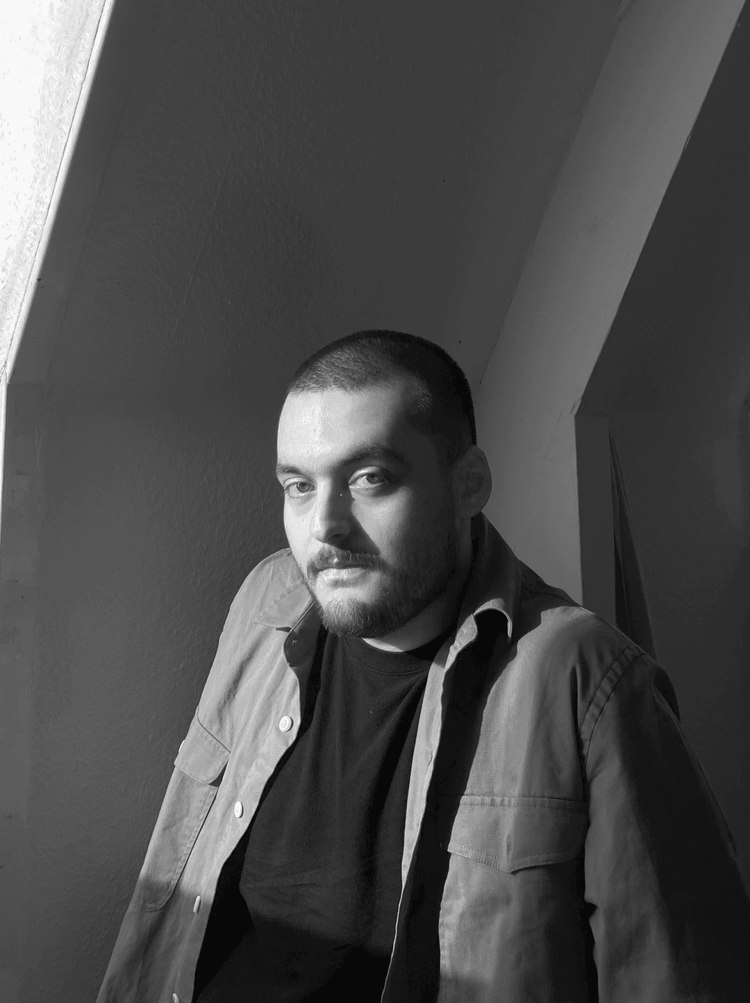 Hasan Halilov member photo - graphic designer, author of the visual identity and typeface Affix for KHSH